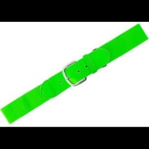 Neon Green Softball Belt